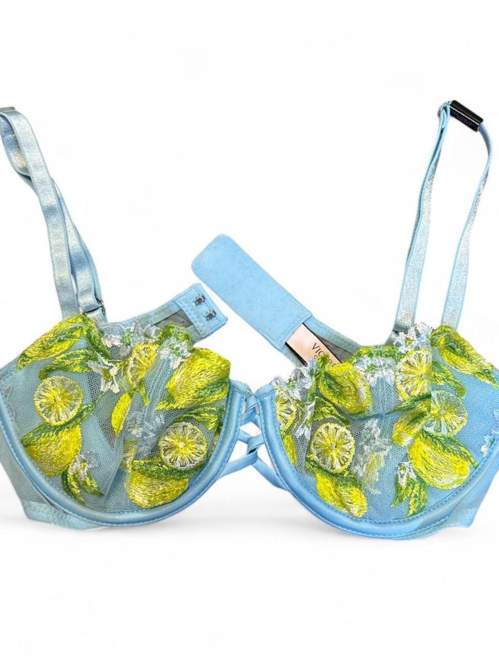 Victoria's Secret Dream Angels Wicked Unlined Lemon Embroidery Balconette Bra